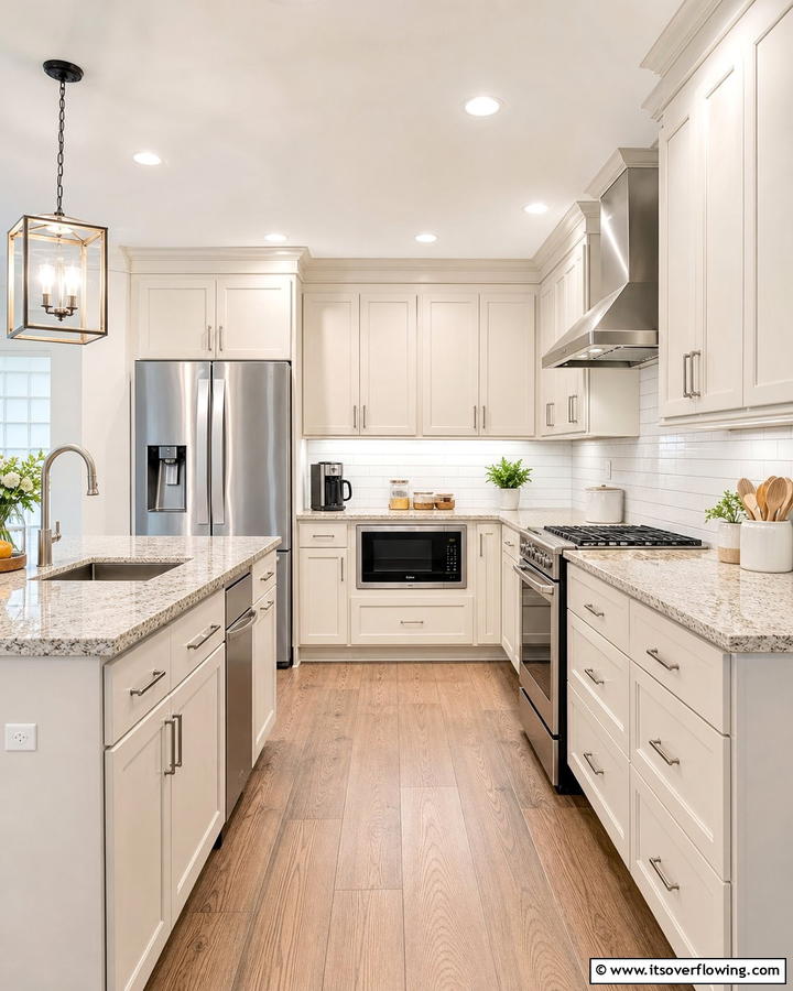 Enhanced Resale Potential - 20 Off-white Kitchen Cabinets Ideas for a Timeless Look