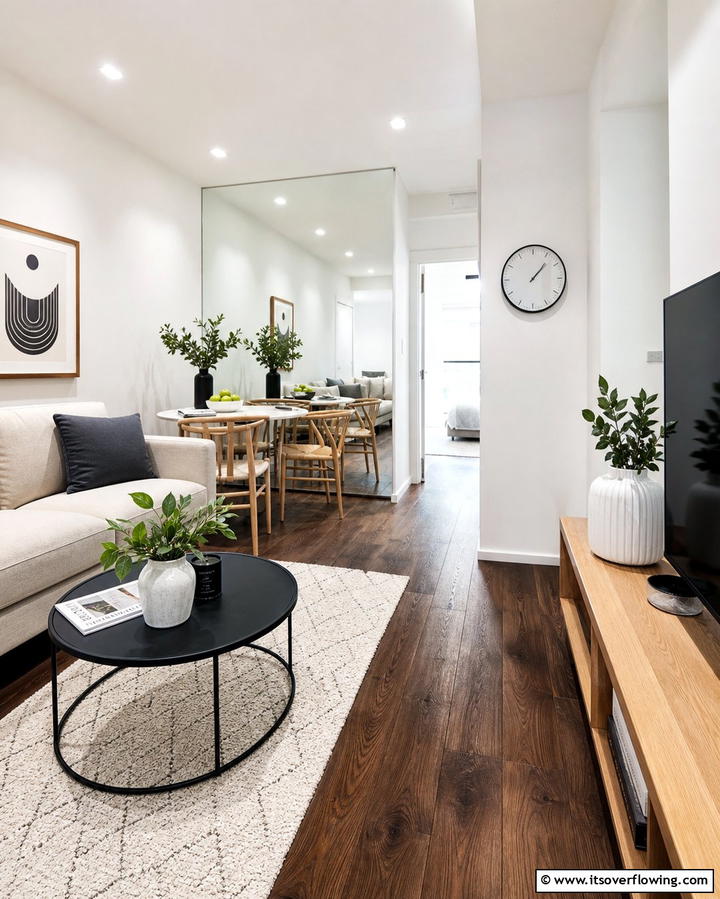 Enhancing Small Spaces with Dark Walnut Floors - 25 Dark Walnut Floors for Rooms with Timeless Appeal