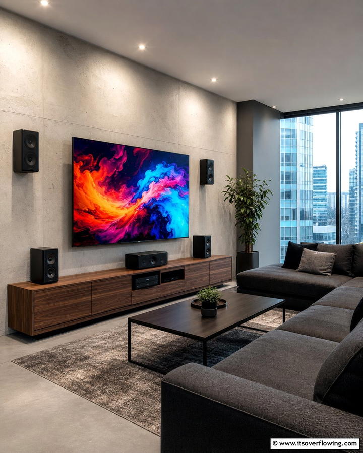 Entertainment Nook - 25 Inviting Living Room Nook Ideas for Cozy Spaces