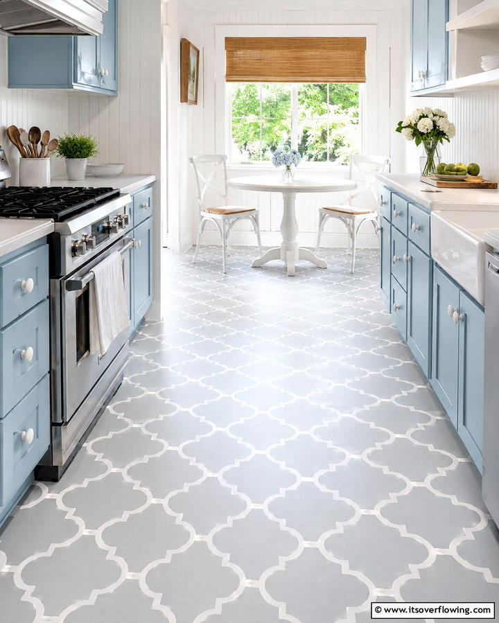 Epoxy Overlay on Concrete - 30 Industrial Chic Concrete Floor Kitchen Design Concepts