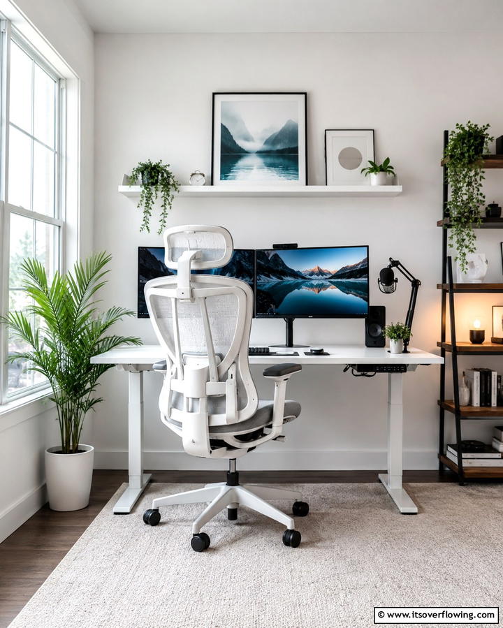 Ergonomic Desk Chair - 25 Inspiring Content Creator Room Ideas for Productivity