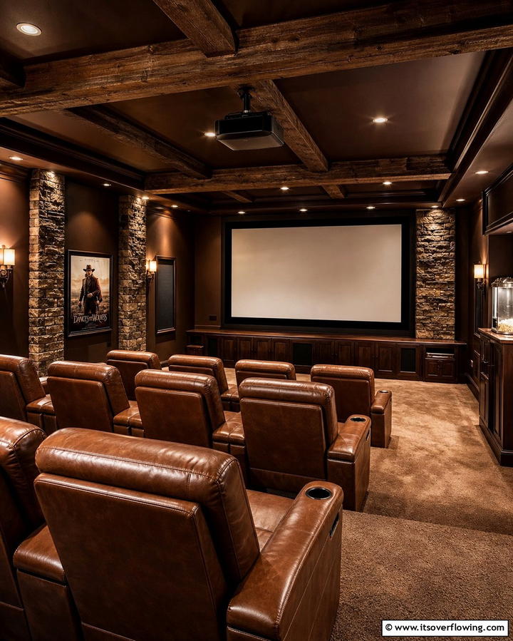 Espresso BrownExact - 30 Home Theater Paint Colors for Immersive Entertainment