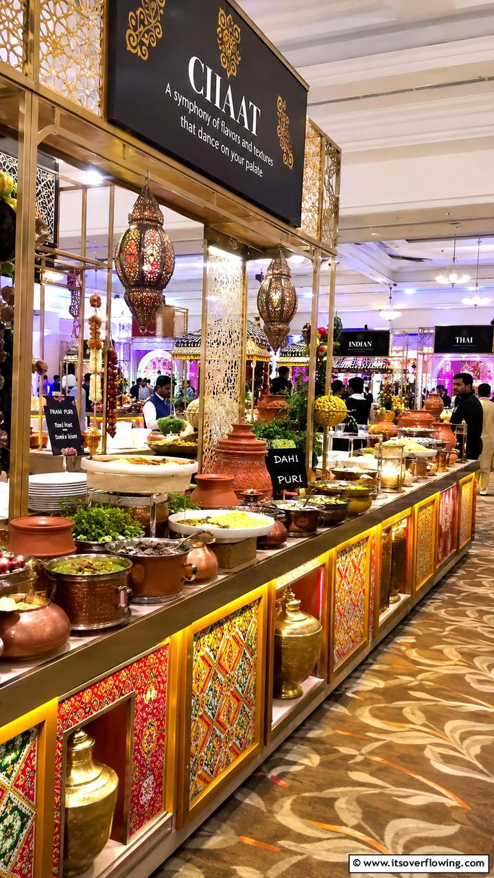Ethnic Cuisine Stations - 21 Creative Wedding Food Ideas for a Unique Reception Menu