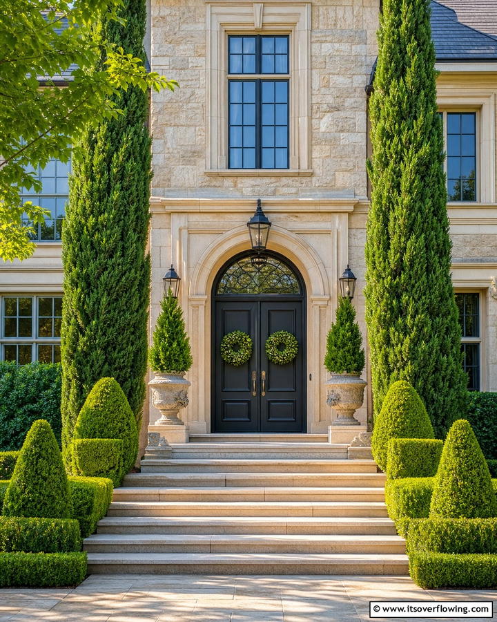 Evergreen Sentinels - 21 Front Door Plants for a Welcoming and Lush Entryway