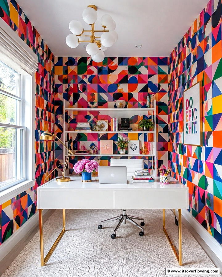 Experiment with Bold Wallpapers - 30 Eclectic Bohemian Maximalist Decor Ideas for Vibrant Homes