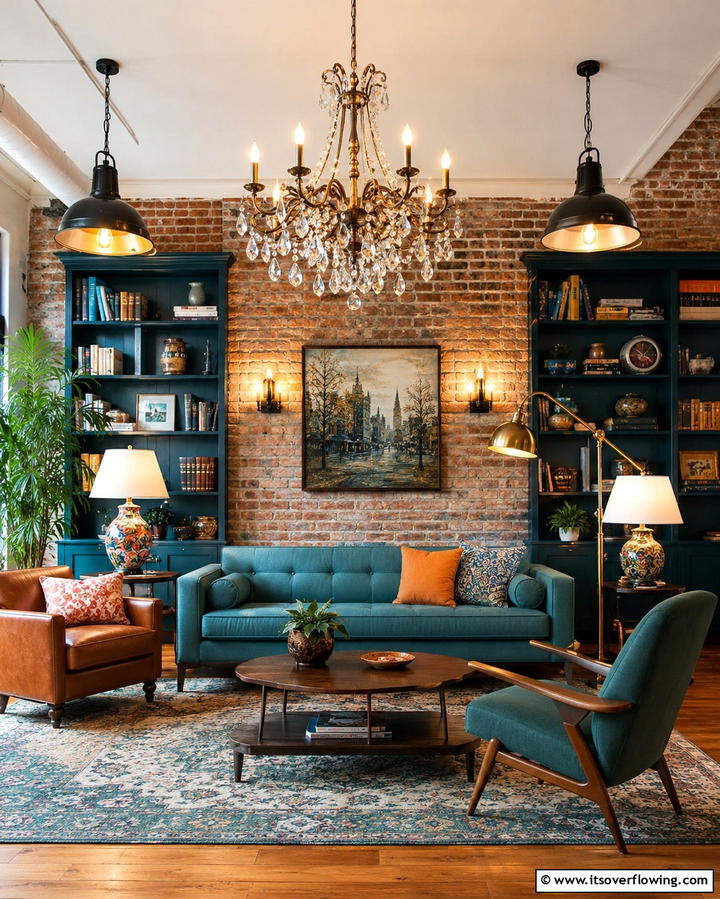Experiment with Eclectic Lighting - 25 Eclectic Interior Design Ideas for Unique Homes