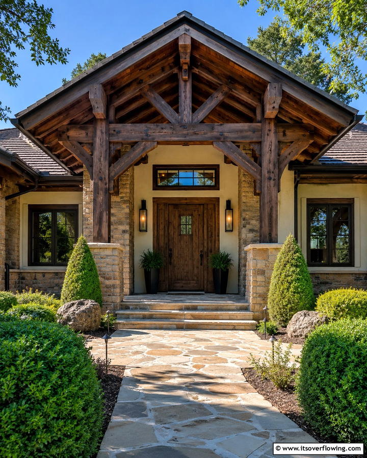 Exposed Beams - 25 Ideas for Ranch-Style Home Exteriors