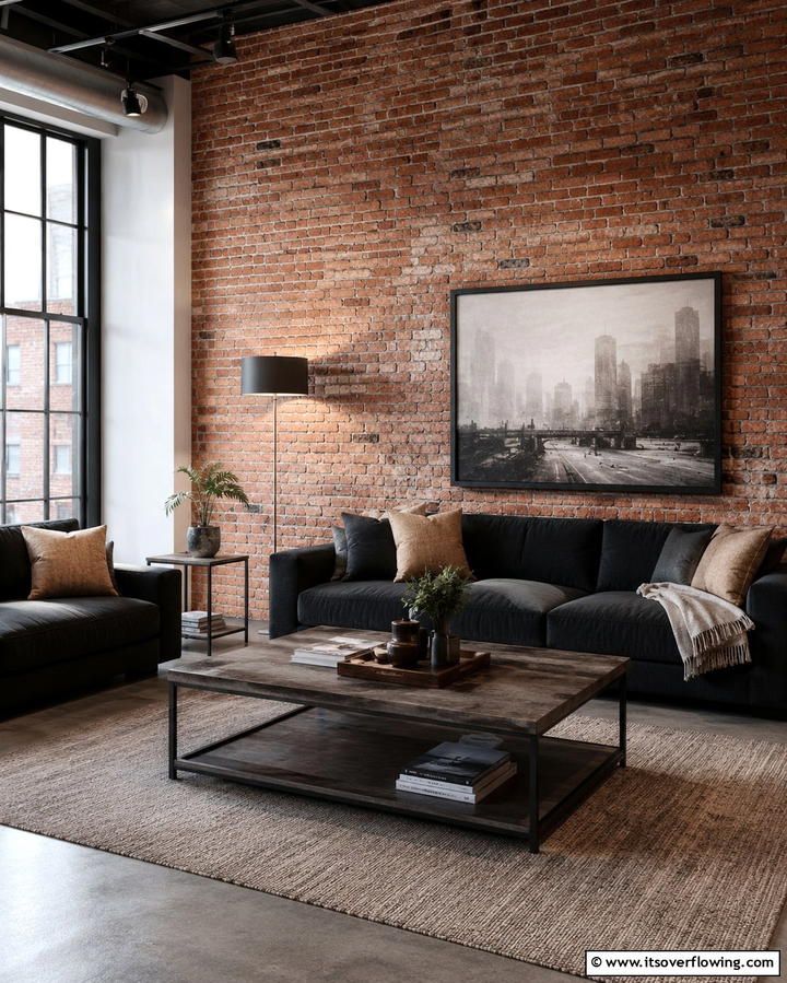 Exposed Brick WallsOne - 25 Loft-style Living Room Ideas for Modern Homes