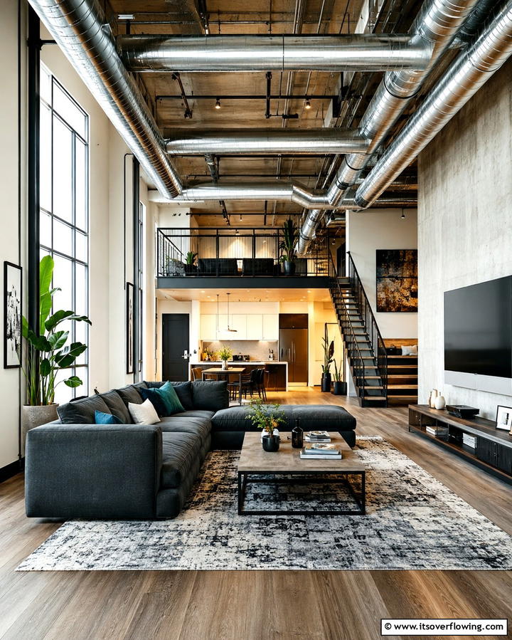 Exposed Brick WallsOne - 30 Industrial Living Room Ideas with Urban Charm