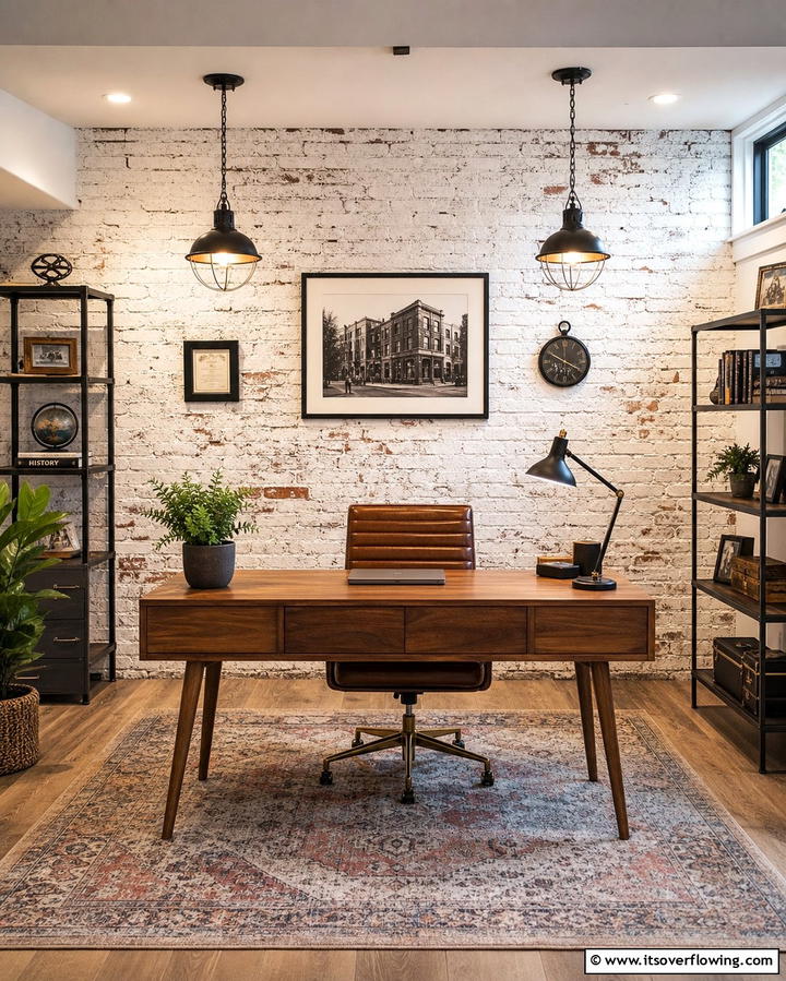 Exposed Brick for Urban Charm - 25 Basement Accent Wall Ideas to Transform Your Space