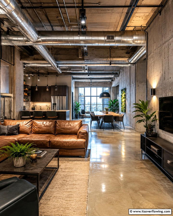 Exposed Ductwork and Pipes - 20 Metro Style Interior Design Ideas for Urban Living