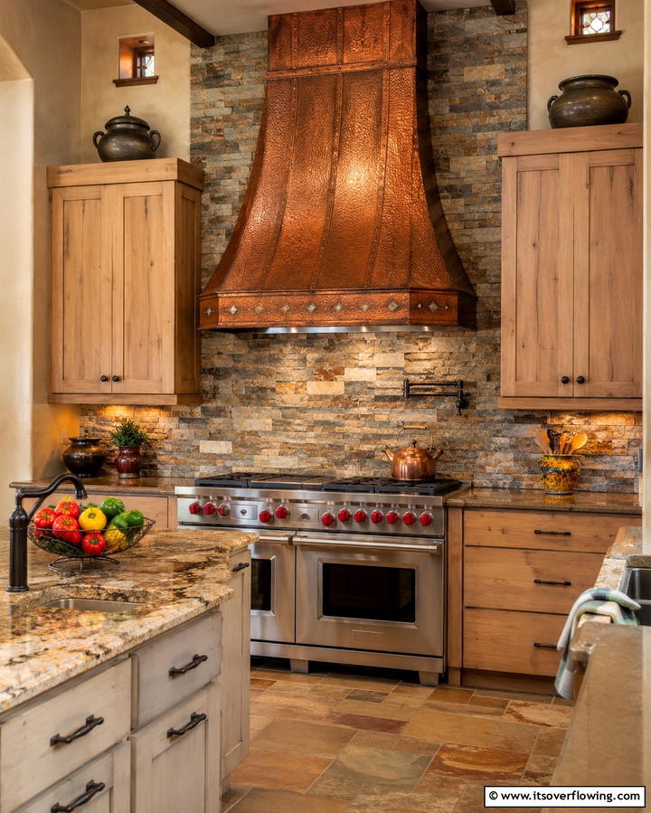 Exposed Wooden Beams - 25 Southwestern Kitchen Ideas for a Warm Appeal