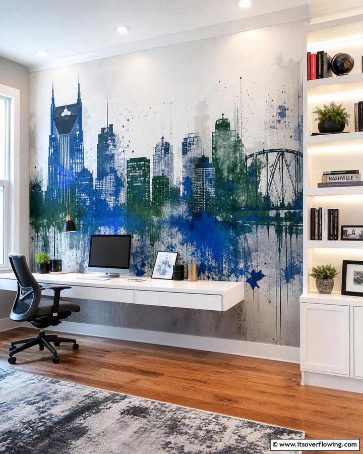 Expressive Urban Landscapes - 21 Nashville Mural Ideas to Inspire Your Home Art
