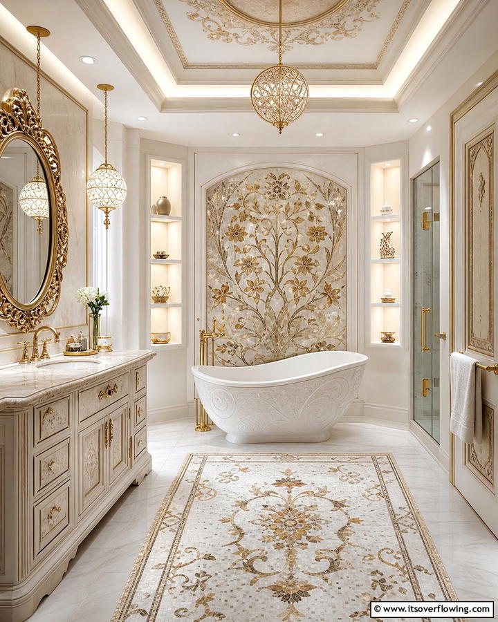 Exquisite Custom Details - 21 Luxury Bathroom Ideas for a Spa-Like Retreat