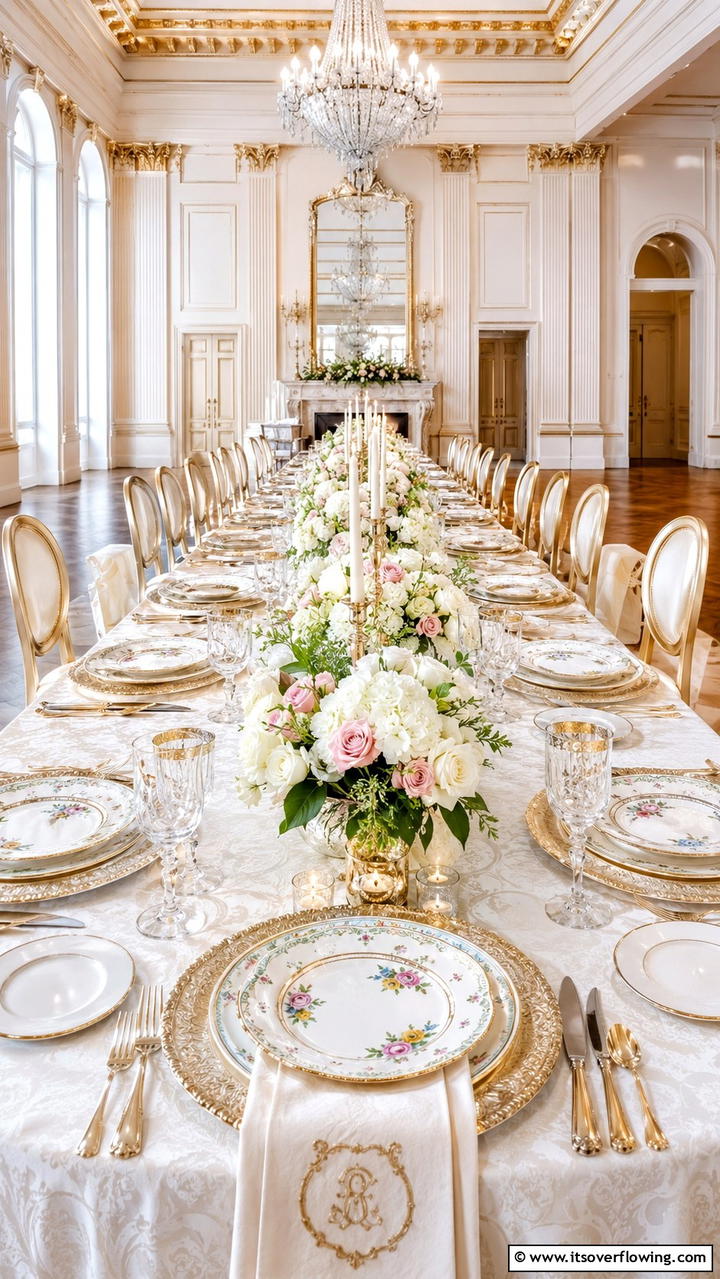 Exquisite Tableware Selection - 30 Bridgerton Wedding Ideas for Regency-Inspired Celebrations