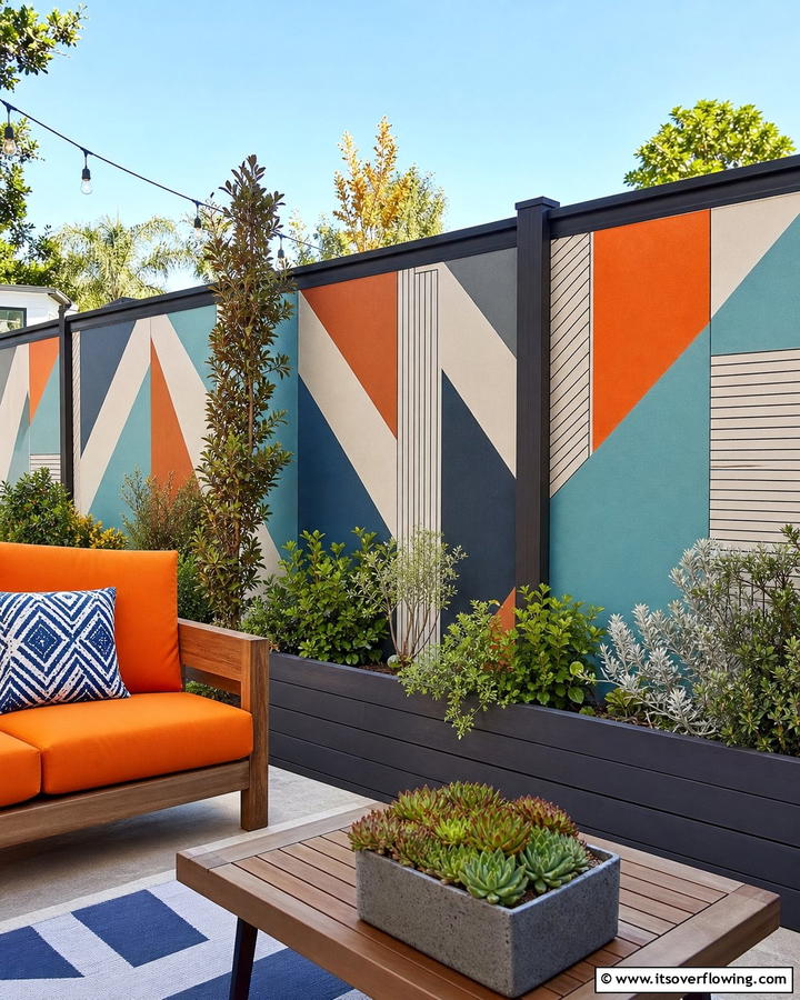 Fabric Backed Fence Panels - 30 Cheap Privacy Fence Ideas- Affordable Outdoor Seclusion