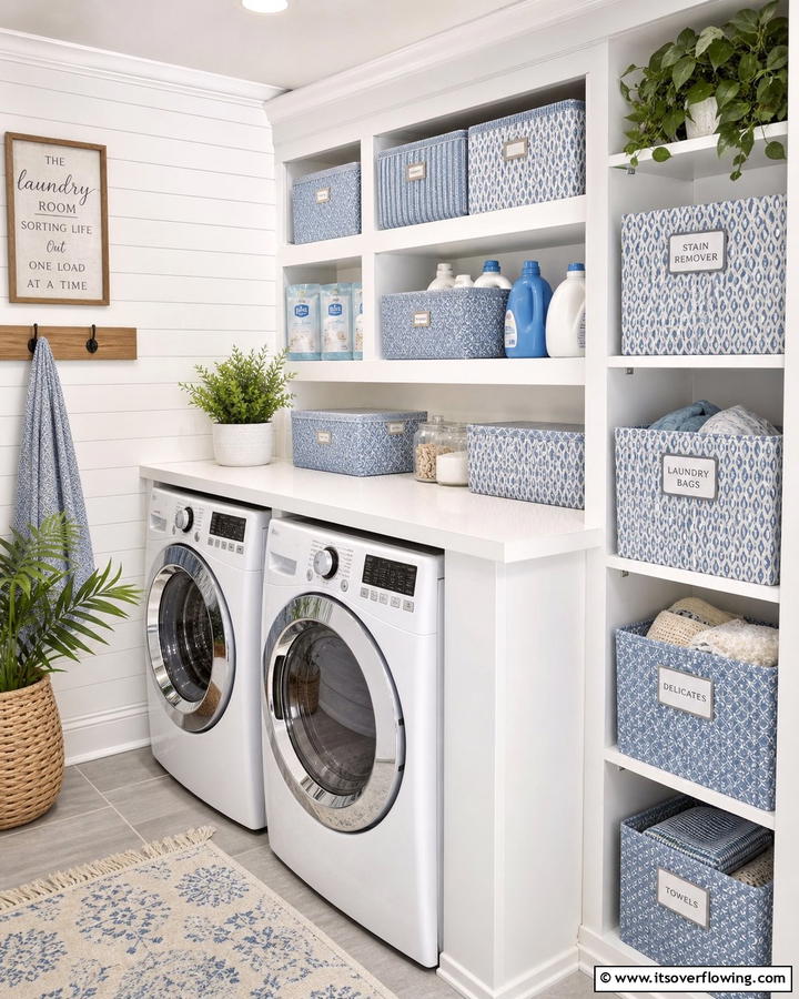Fabric Storage Bins - 20 Laundry Detergent Storage Ideas for an Organized Space