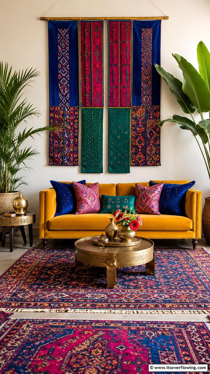Fabric Wall Hangings - 21 Stylish Wall Decor Ideas to Refresh Your Living Space