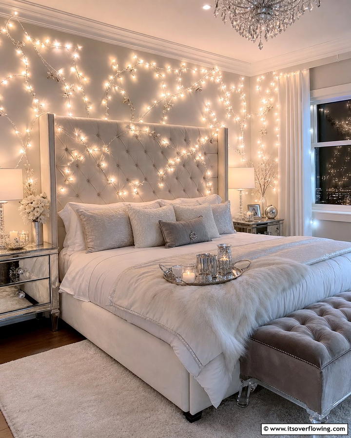 Fairy Light Displays - 25 Taylor Swift Themed Bedroom Decor Ideas for Fans