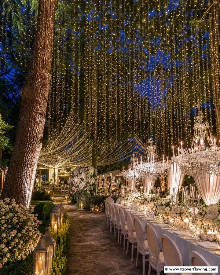 Fairy Light Romance - 21 Backyard Wedding Ideas for a Magical Outdoor Celebration