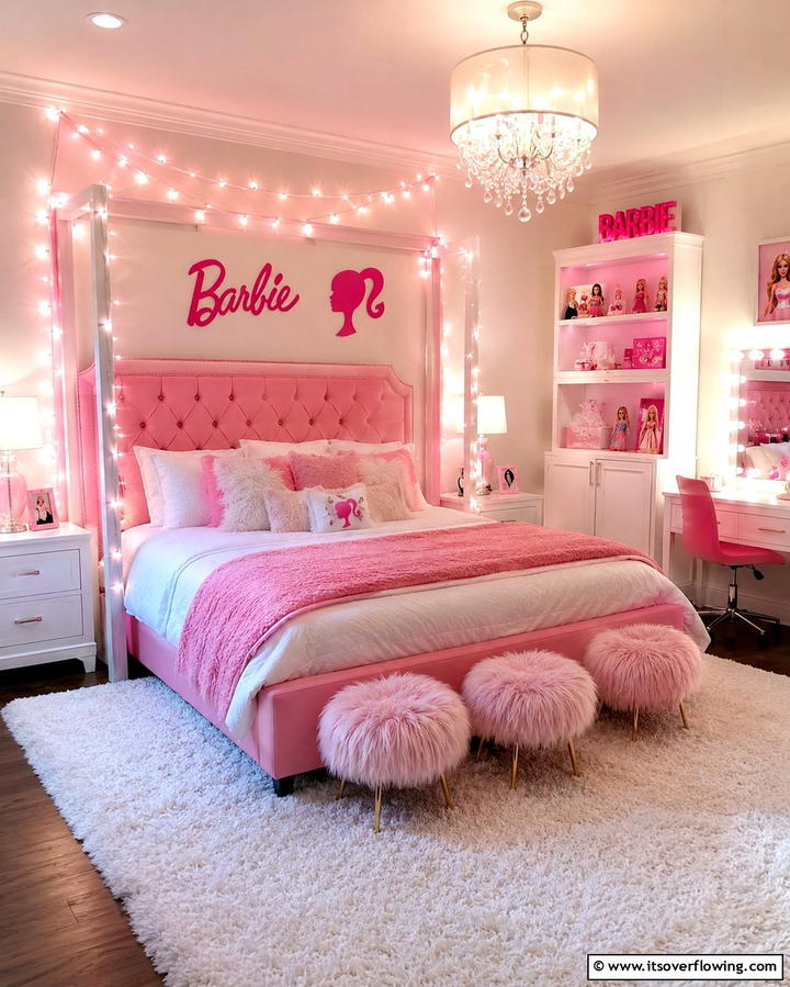 Fairy Lights - 25 Fun Barbie Room Ideas for Kids and Collectors