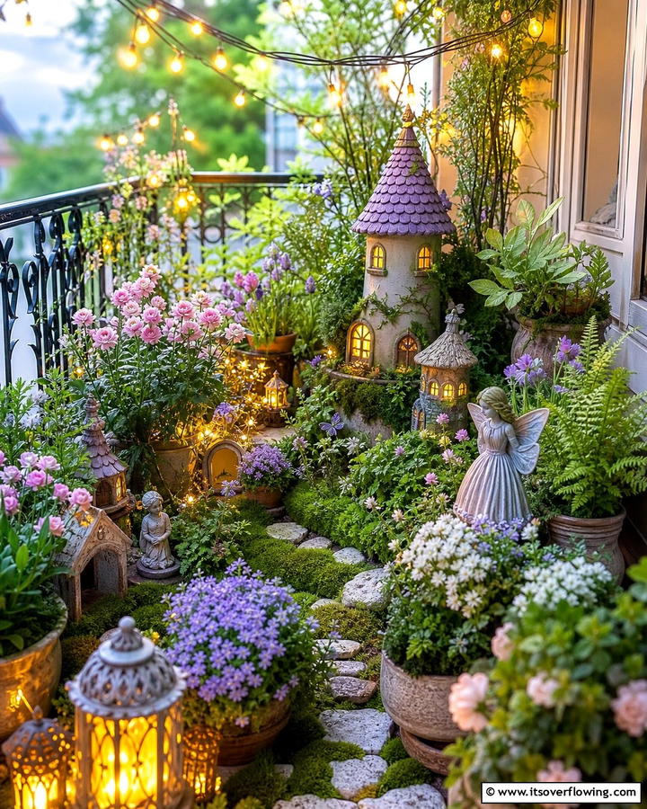 Fairy Tale Garden - 21 Balcony Garden Ideas to Transform Small Spaces into Green Havens