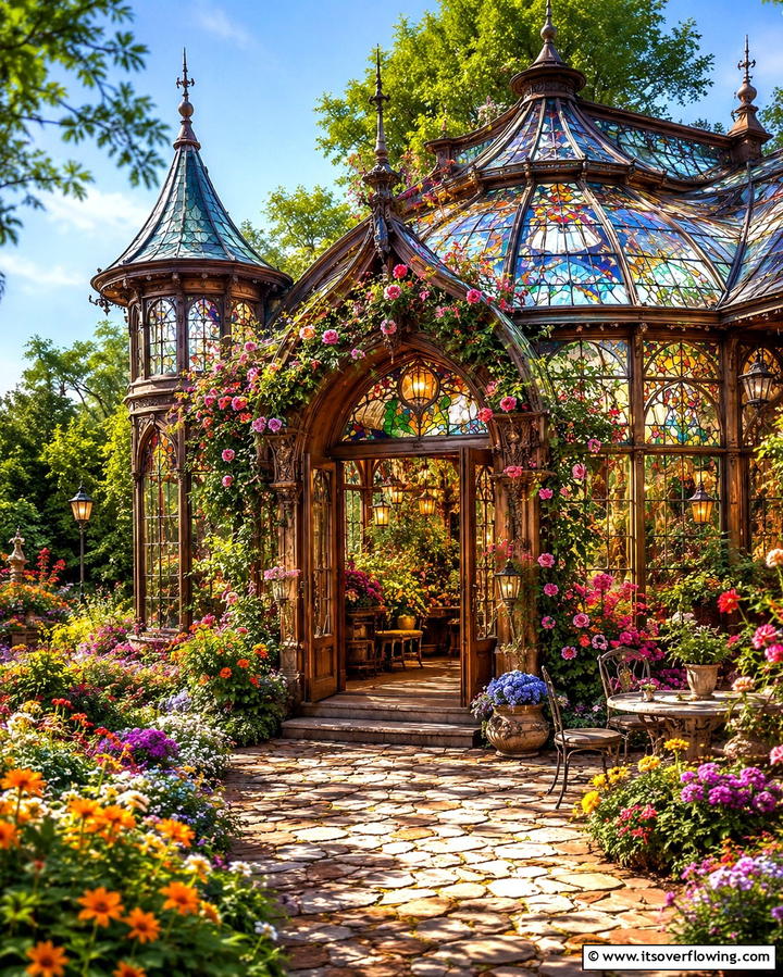 Fairy Tale Greenhouse - 25 Fantasy Greenhouse Ideas for a Magical Garden Escape