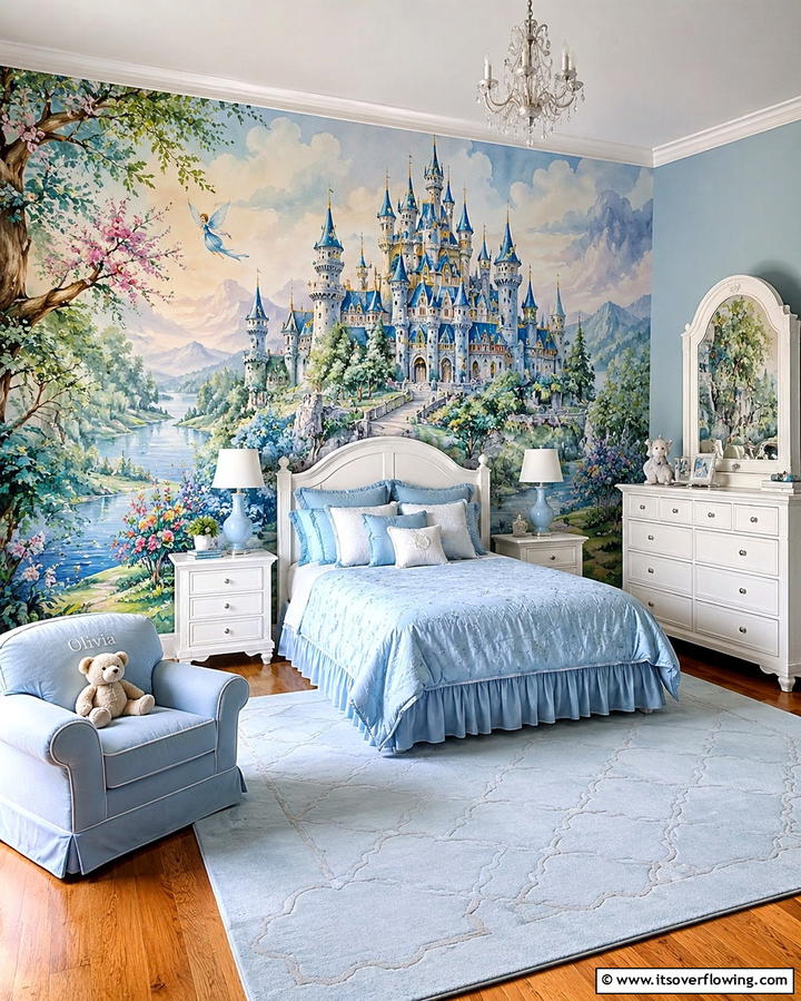 Fairy Tale Wall Murals - 30 Enchanting Fairy-Themed Bedroom Designs for Whimsical Spaces