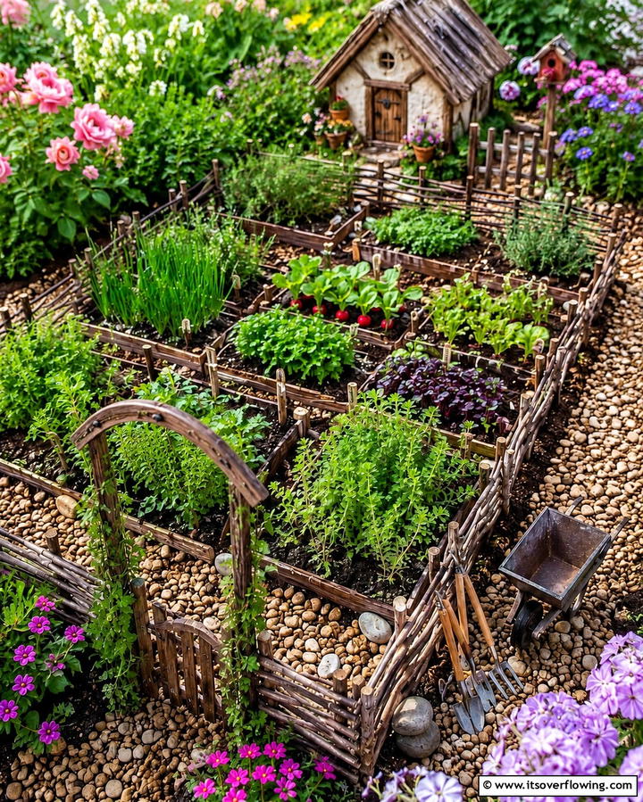 Fairy Vegetable Patches - 25 Fairy Garden Ideas to Create a Magical Outdoor Space