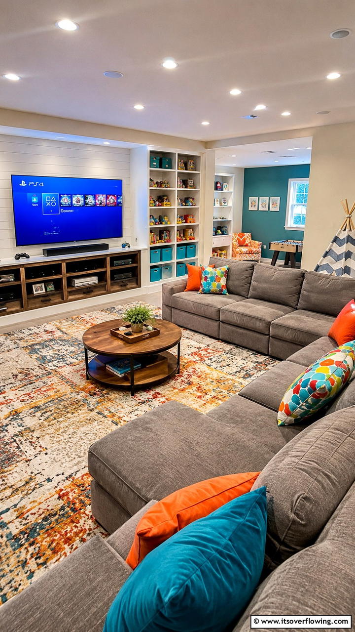 Family Entertainment Tv Room - 21 Cozy TV Room Ideas for Ultimate Entertainment Spaces