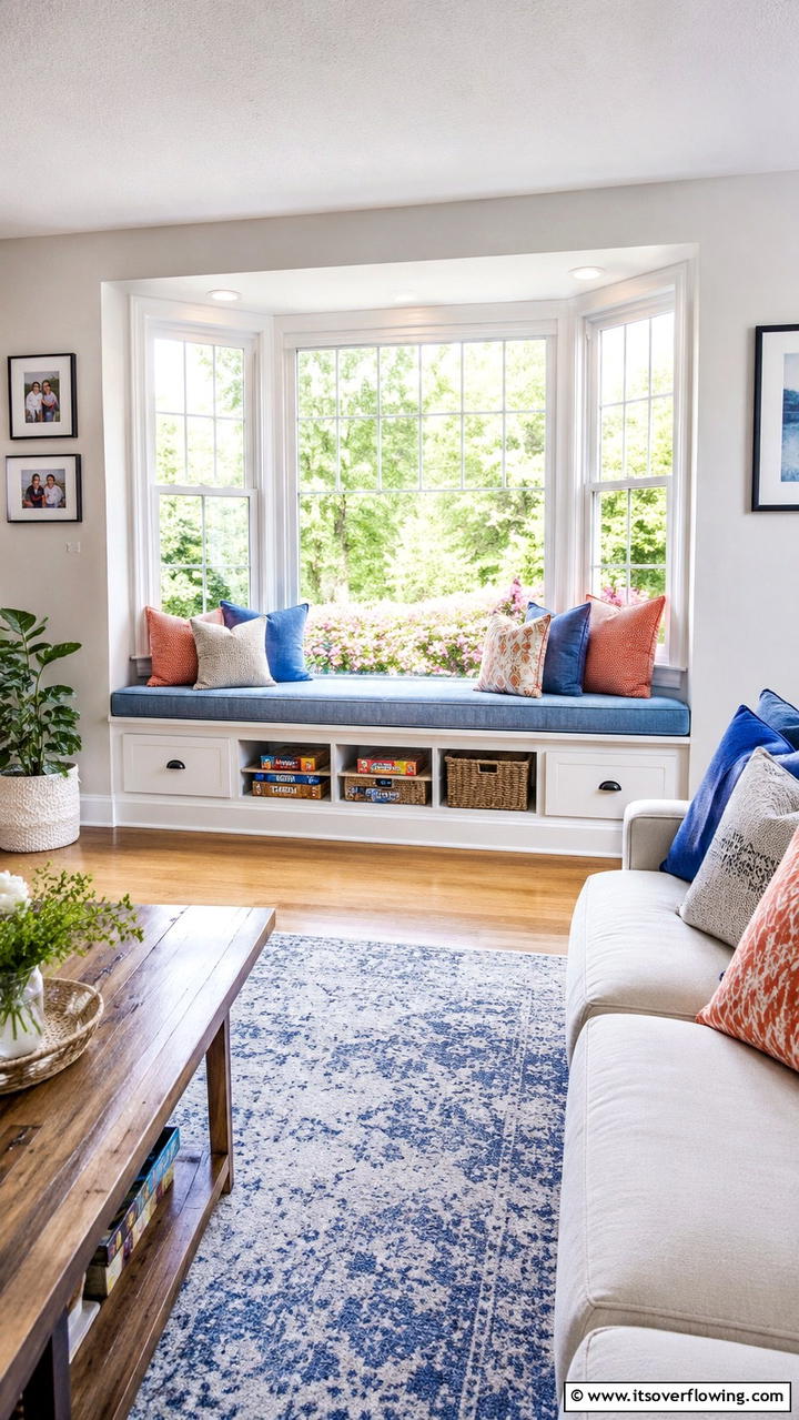 Family Friendly Bay Window - 30 Bay Window Ideas to Brighten and Expand Your Space