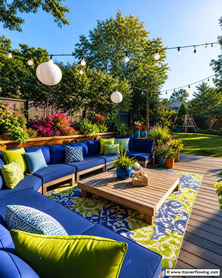 Family Friendly Outdoor Den - 21 Outdoor Living Room Ideas for Relaxation & Entertaining