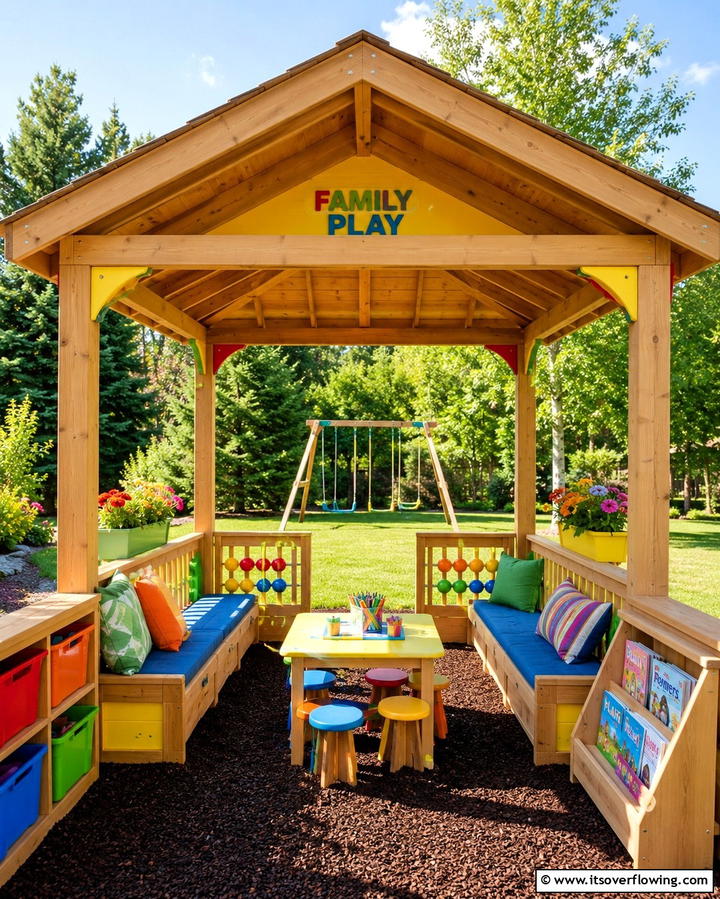 Family Friendly Play Gazebo - 30 Backyard Gazebo Ideas for Outdoor Entertaining