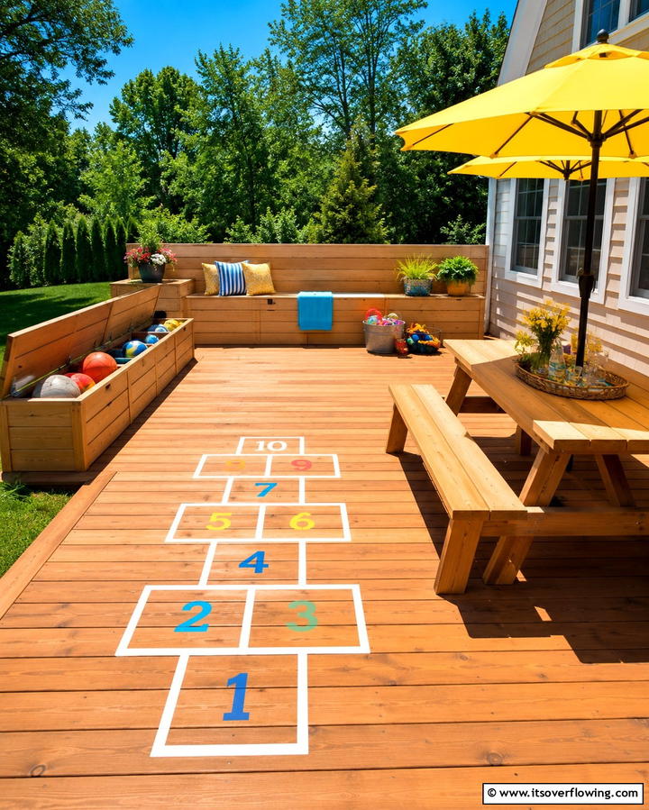 Family Fun Platform Deck - 30 Platform Deck Ideas to Elevate Your Backyard Design