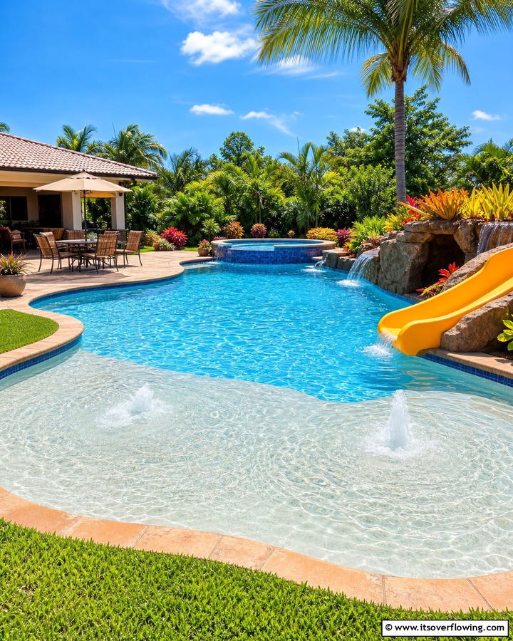 Family Fun Pool - 21 Stunning Swimming Pool Designs for Backyard Oasis