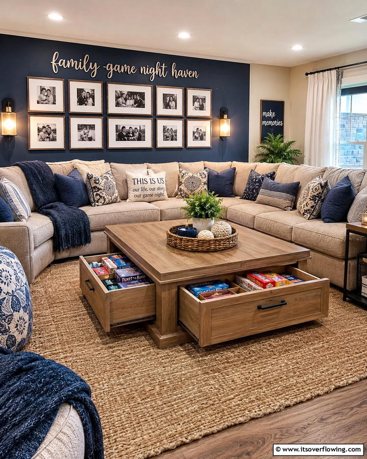 Family Game Night Haven - 30 Game Room Ideas for Fun Home Entertainment Spaces
