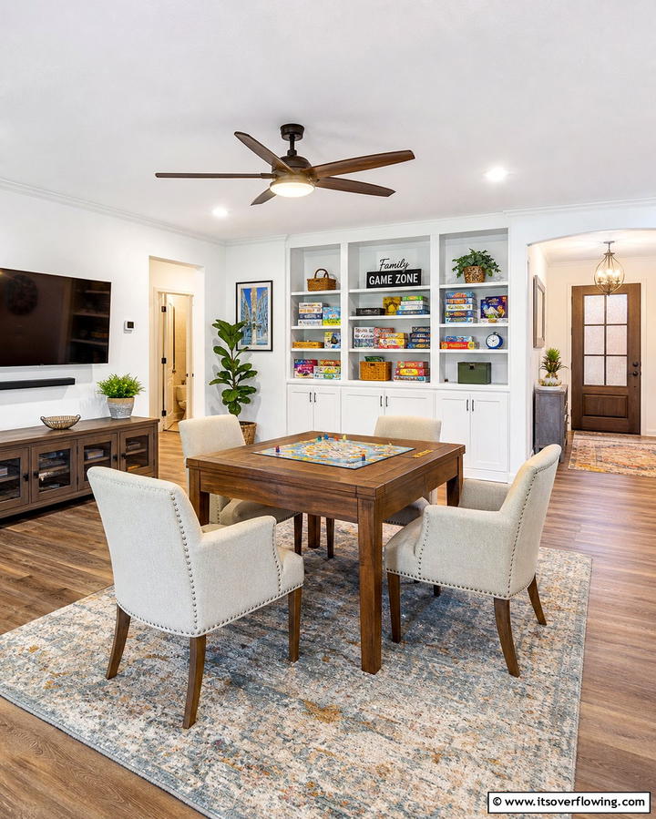 Family Game Zone - 25 Morning Room Ideas to Brighten Your Day