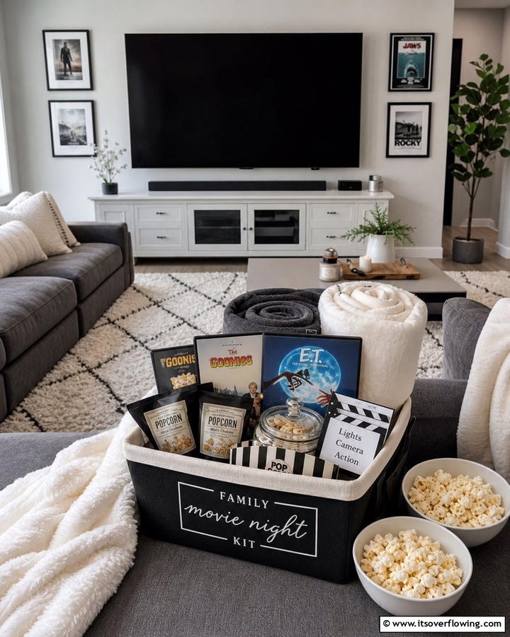 Family Movie Night Kit - 21 Thoughtful Family Gift Ideas for Every Occasion