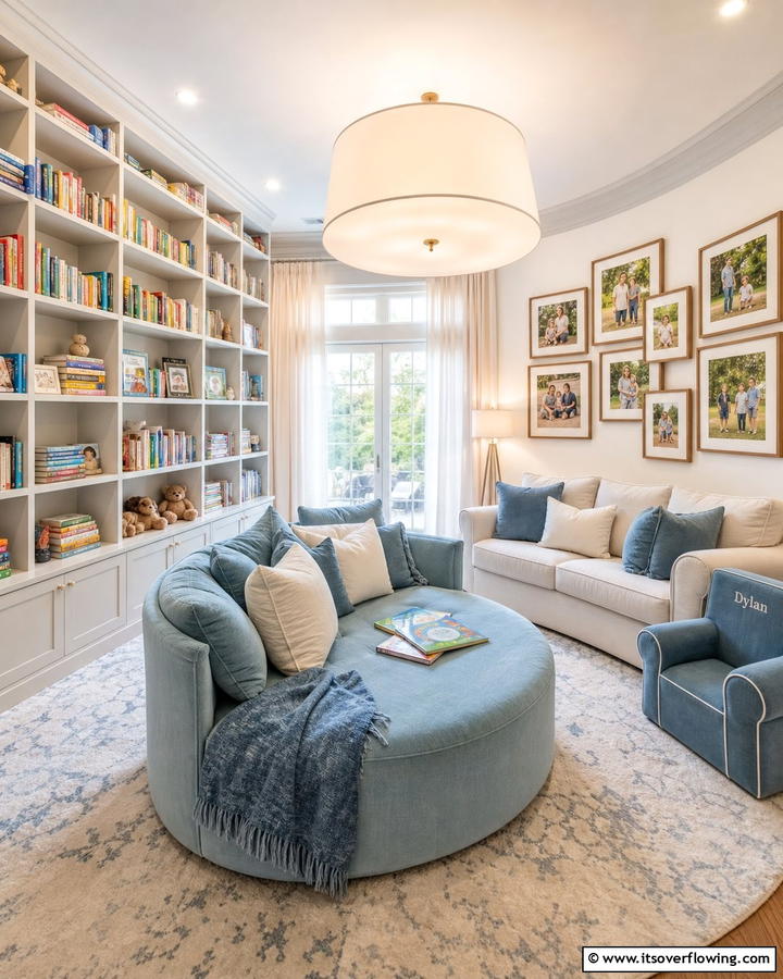 Family Reading Den - 30 Kids Reading Nook Ideas- Cozy Spaces for Young Readers