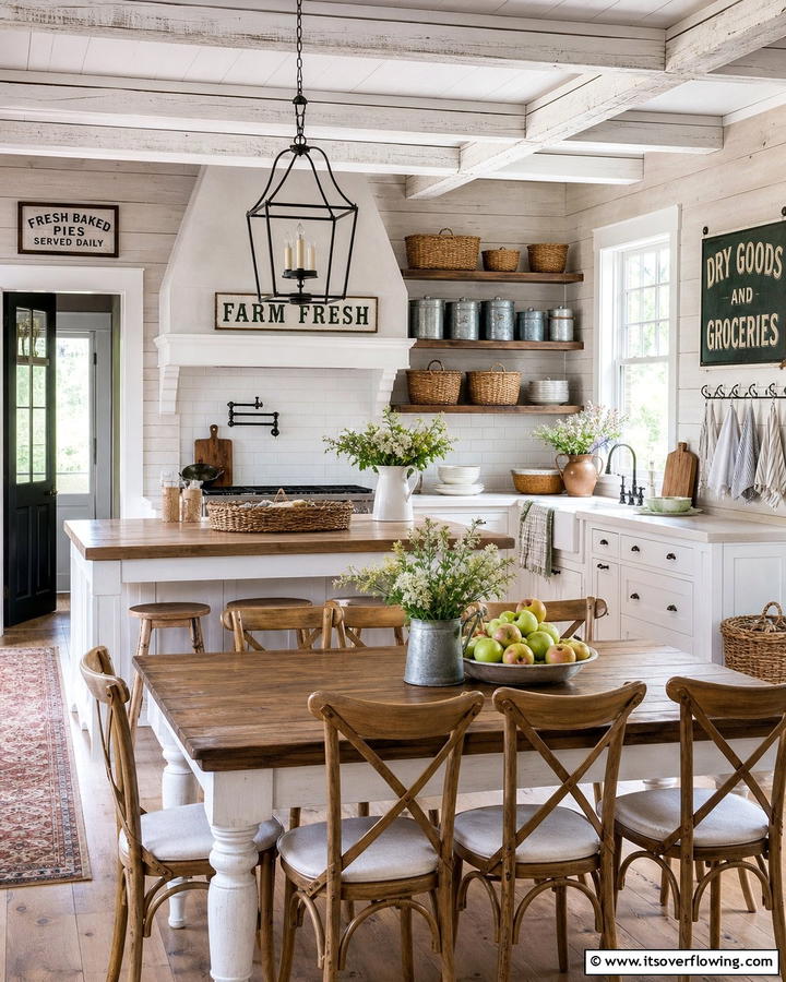Farm Inspired Decor - 21 Country Kitchen Ideas with Farmhouse Appeal