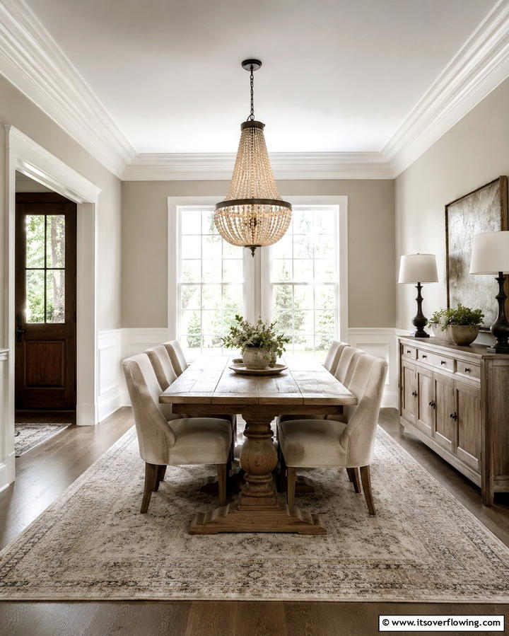 Farmhouse Crown Molding Trim - 25 Farmhouse Interior Window Trim Ideas for Charm