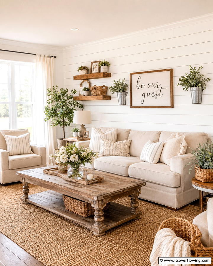 Farmhouse Fresh - 25 Aesthetic Room Ideas for a Stylish Space