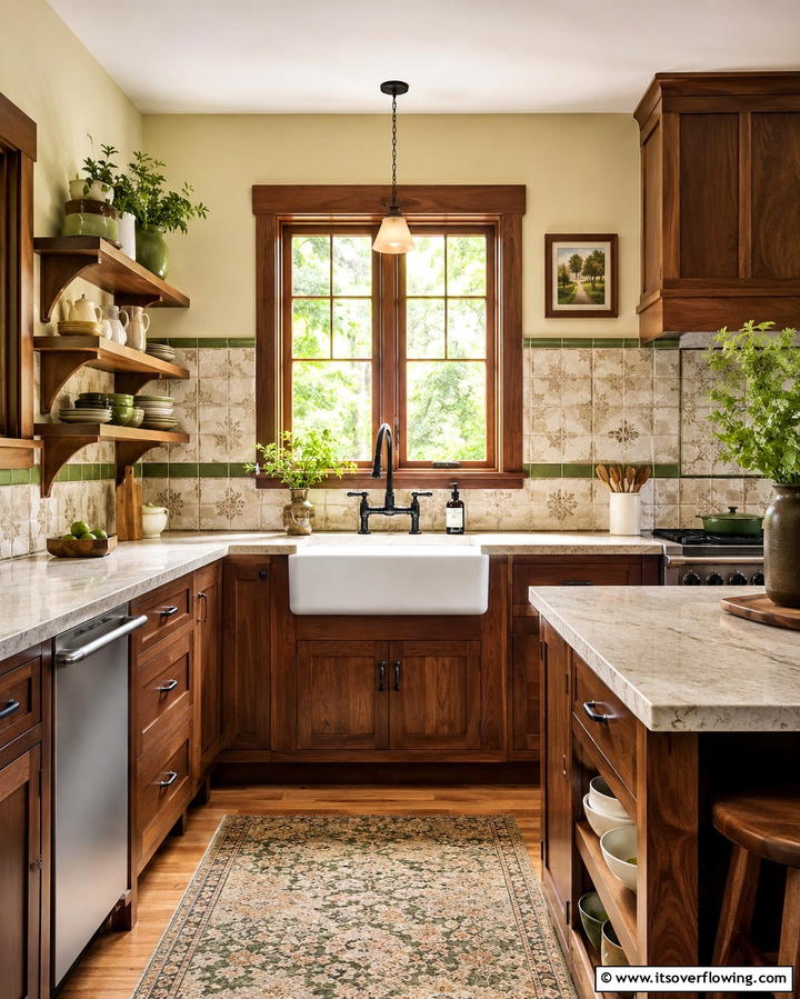 Farmhouse Sinks - 25 Craftsman Kitchen Ideas for a Classic and Timeless Design