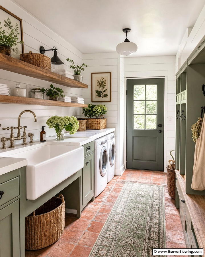 Farmhouse Utility Sink - 20 Functional Laundry Room Sink Ideas for Efficiency