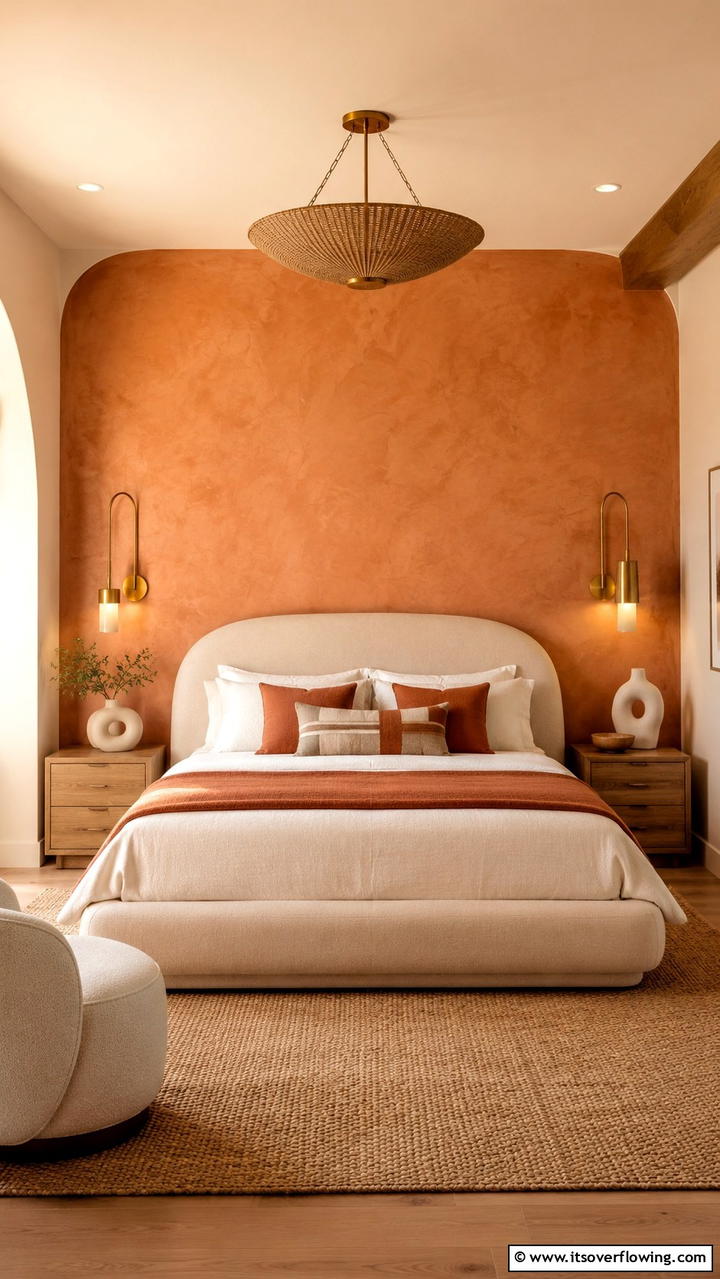 Faux Finishes and Plasters - 30 Bedroom Accent Wall Ideas to Transform Your Space