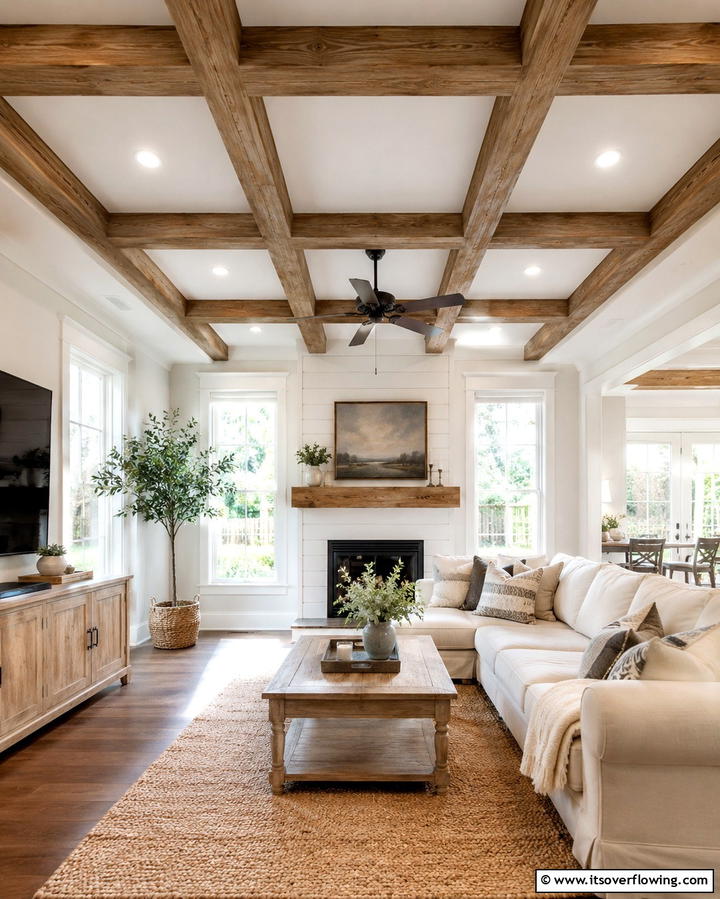Faux Wooden Beam Designs - 30 Rustic Ceiling Ideas to Add Warmth to Any Room