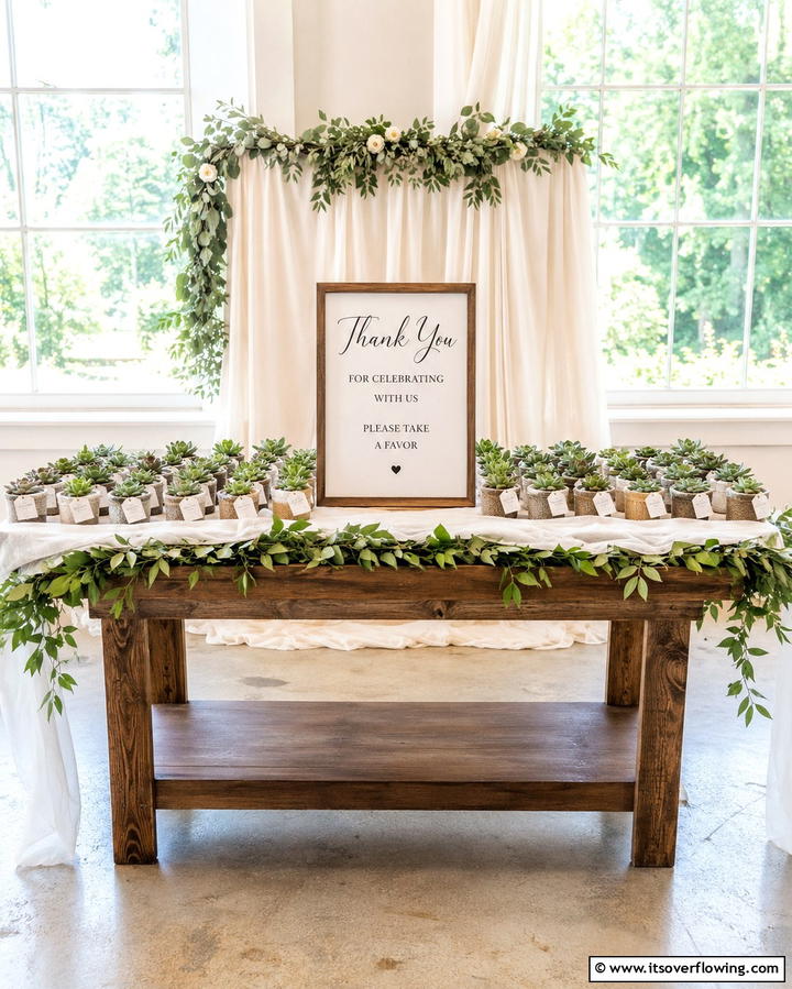 Favor Table Sign - 30 Creative Wedding Sign Ideas to Personalize Events