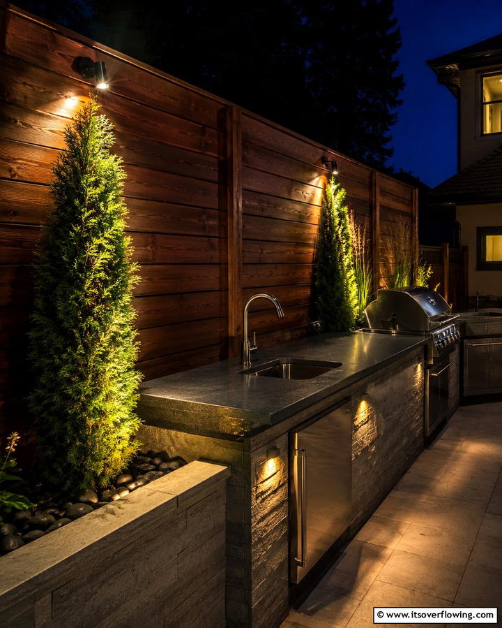Fence Mounted SpotlightsExact - 25 Fence Lighting Ideas to Illuminate Your Outdoor Space