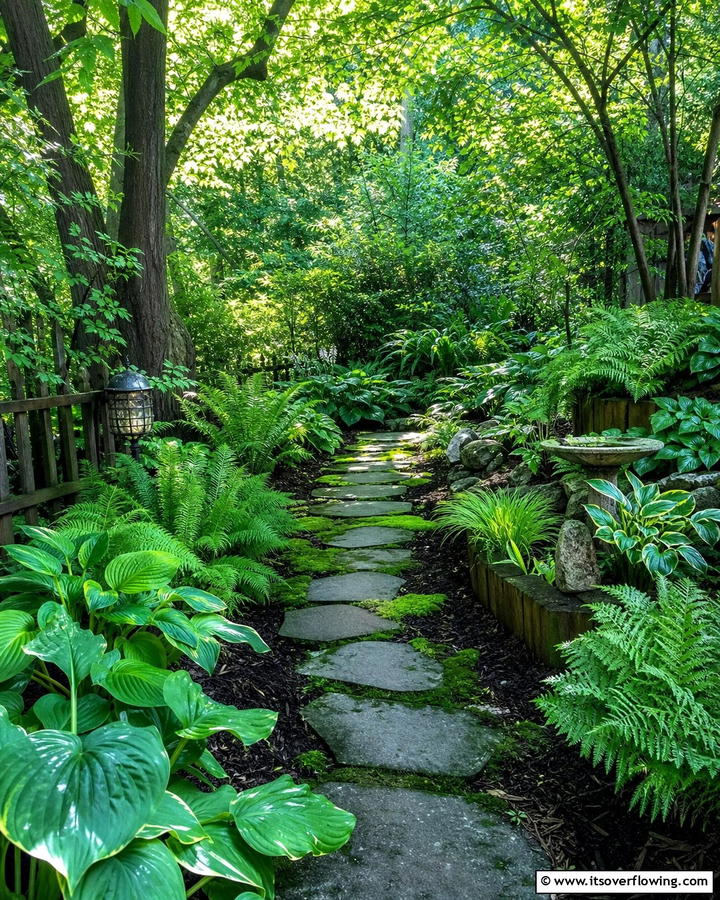 Fern and Shade Sanctuary - 21 Corner Garden Ideas for Small Space Greenery