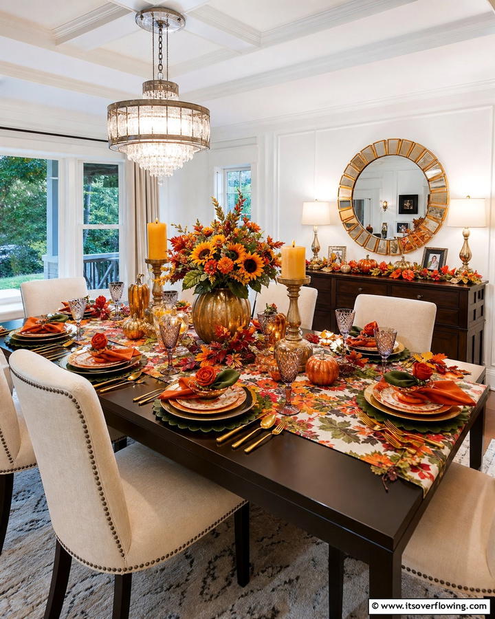 Festive Seasonal Accents - 21 Dining Table Decor Ideas to Impress Your Guests